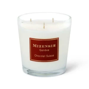 Mizensir Parfums Chocolat Suisse | Large scented candle